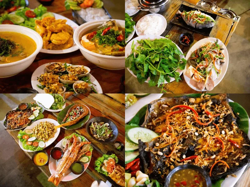 Thưởng thức đại tiệc hải sản tươi ngon dọc bờ biển là trải nghiệm không thể bỏ qua tại Đà Nẵng.