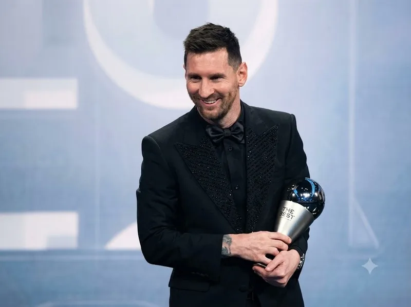 Lionel Messi nhận danh hiệu FIFA The Best sau những màn trình diễn nổi bật.