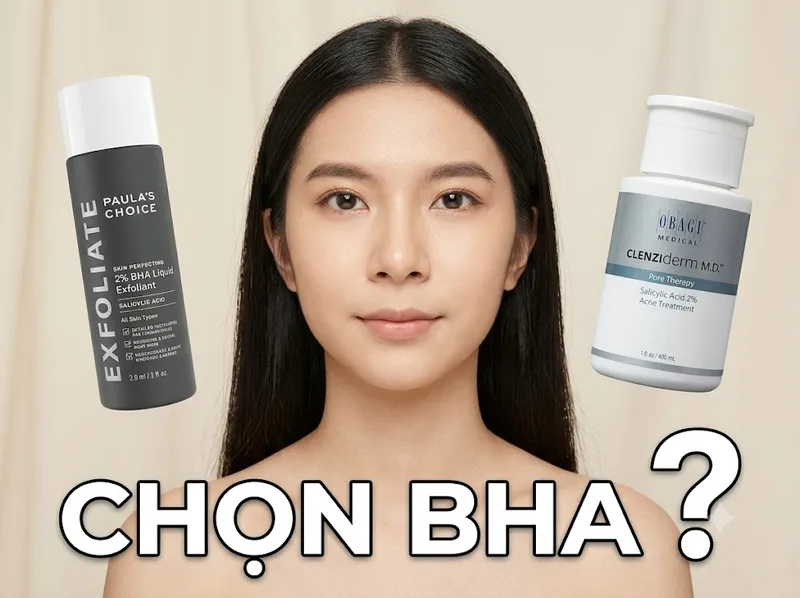 Cách dùng BHA cho người mới cần chọn sản phẩm phù hợp với từng loại da